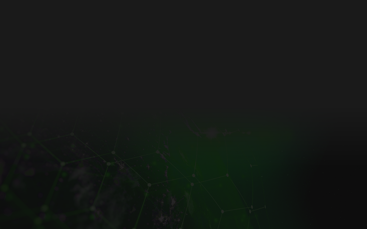 dark green background